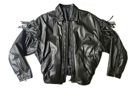 versace tassels leather blazer